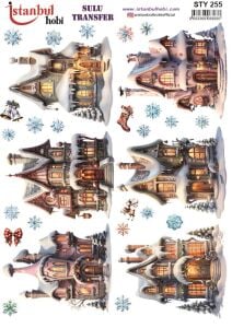 Yılbaşı Sulu Transfer 25x35cm STY255