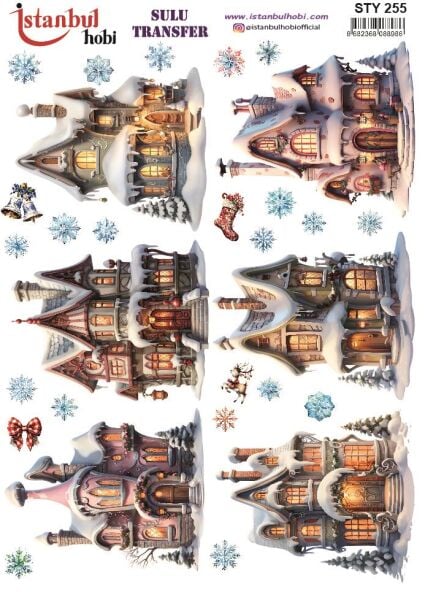 Yılbaşı Sulu Transfer 25x35cm STY255
