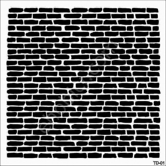 Cadence HD179 Tuğla Duvar Stencil TD01