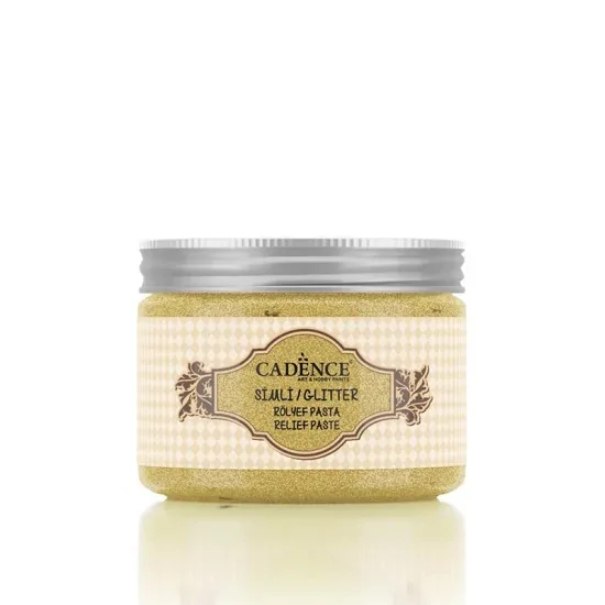 Cadence Simli Rölyef Pasta 5798 Altın 150ml