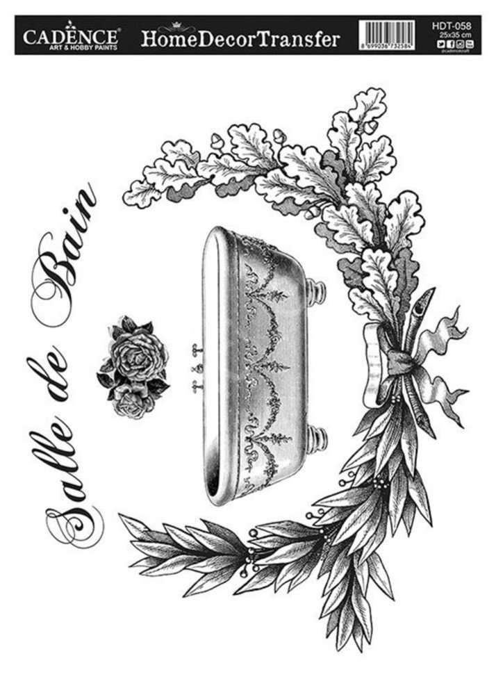Cadence Home Dekor Transfer Kağıdı 25x35cm HDT-58