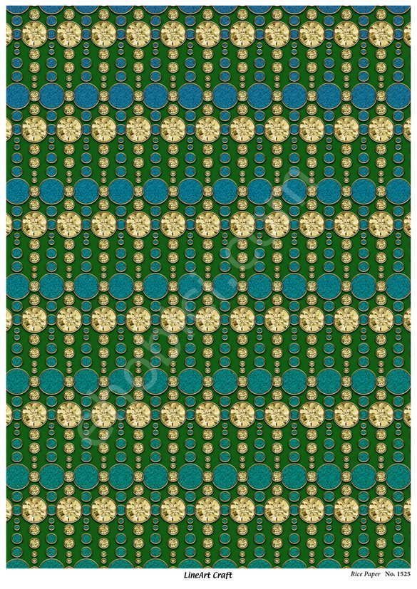 Lineart Pirinç Dekopaj Kağıdı Model - 1525