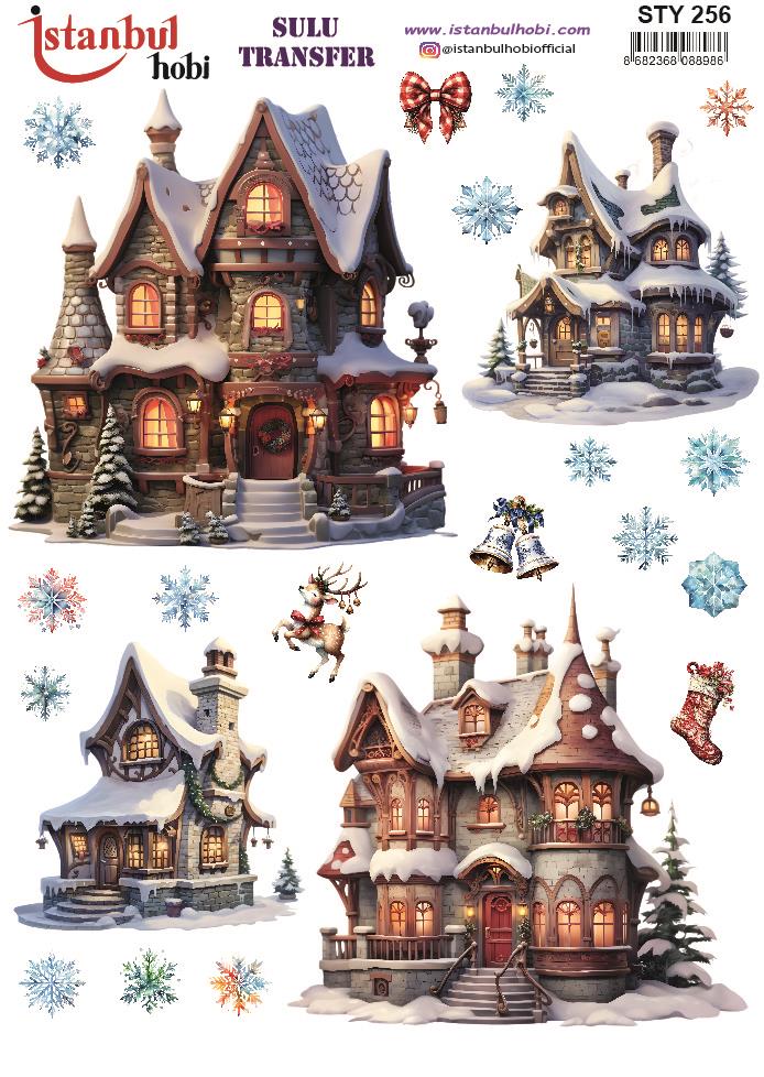 Yılbaşı Sulu Transfer 25x35cm STY256