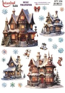 Yılbaşı Sulu Transfer 25x35cm STY256