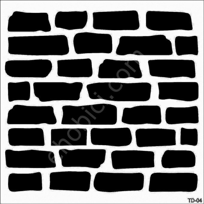 Cadence HD181 Tuğla Duvar Stencil TD04