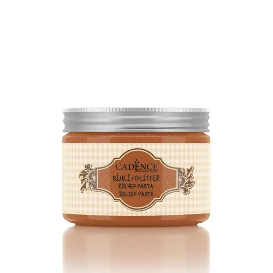 Cadence Simli Rölyef Pasta 5879 Bakır 150ml