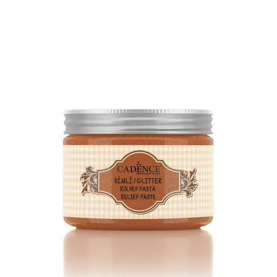 Cadence Simli Rölyef Pasta 5879 Bakır 150ml