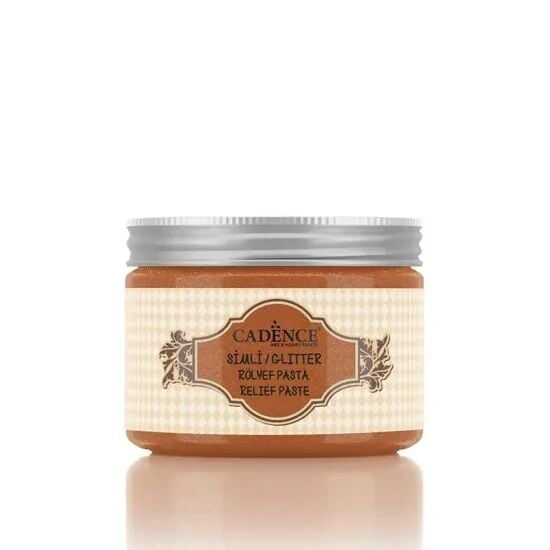 Cadence Simli Rölyef Pasta 5897 Bakır 150ml