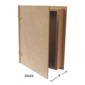 Ahşap Büyük Kitap Kutu KU253