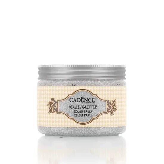 Cadence Simli Rölyef Pasta 5835 Gümüş 150ml