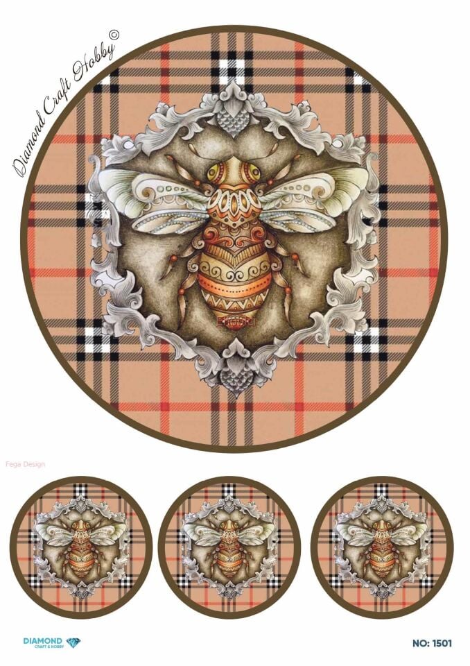 Diamond Pirinç Dekopaj Kağıdı - 1501