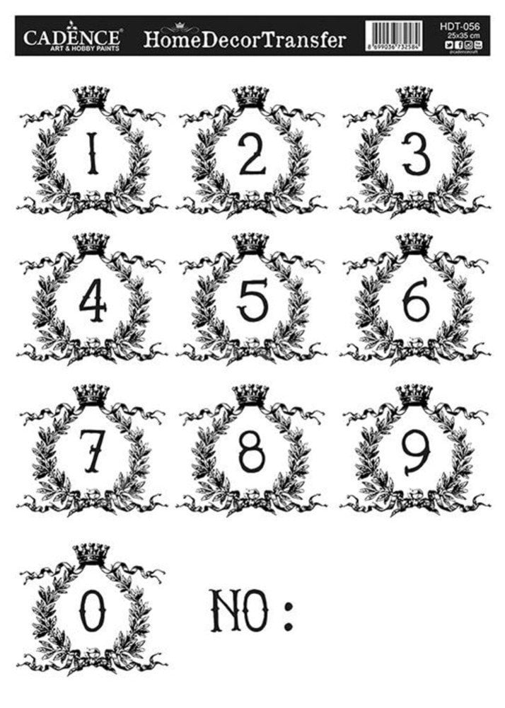 Cadence Home Dekor Transfer Kağıdı 25x35cm HDT-56