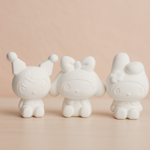 Kuromi + My Melody + Hello Kawaii Figür 3'lü Set