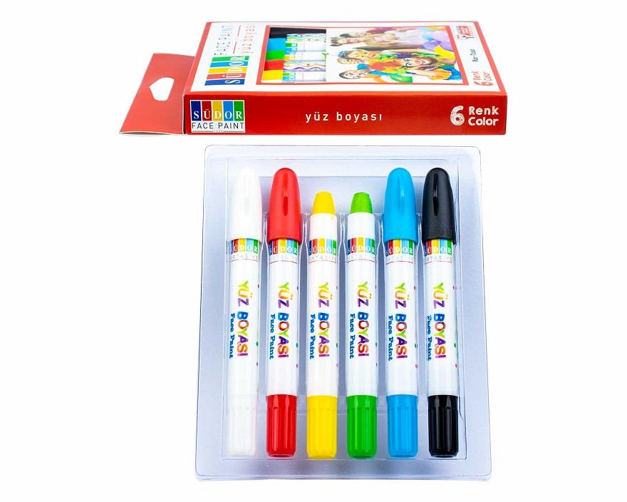 Südor Yüz Boyası - 6 Renk