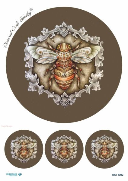 Diamond Pirinç Dekopaj Kağıdı - 1502