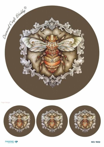 Diamond Pirinç Dekopaj Kağıdı - 1502