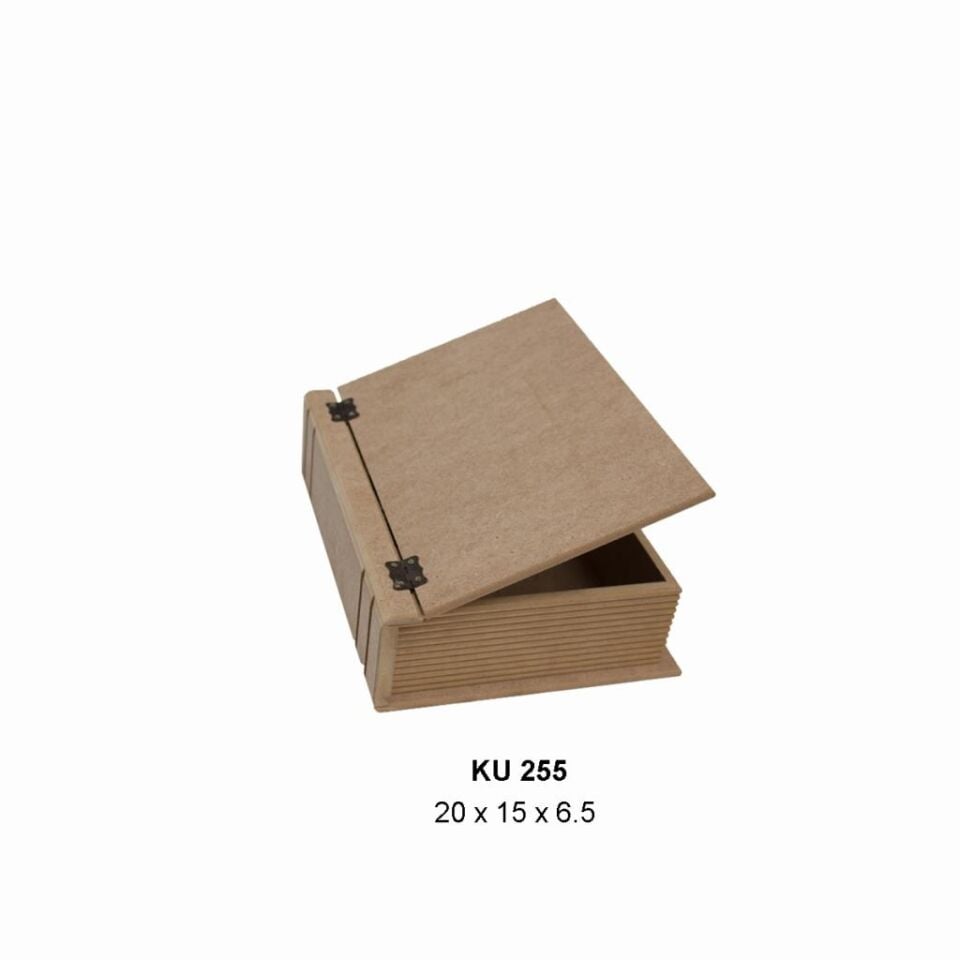 Ahşap Küçük Kitap Kutu KU255