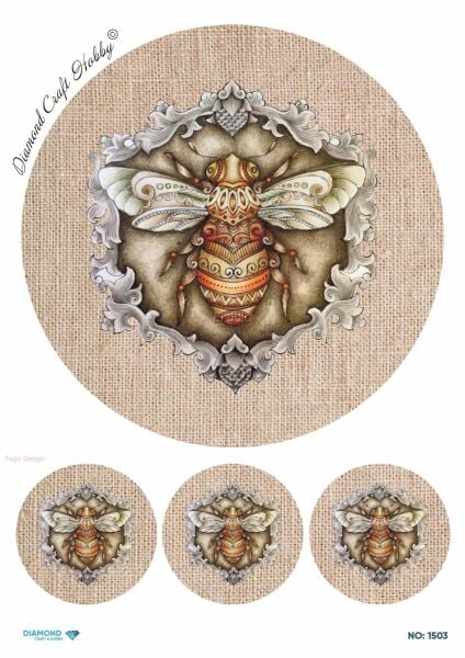 Diamond Pirinç Dekopaj Kağıdı - 1503