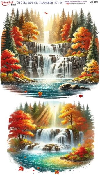 Ütü İle Rub On Transfer Kağıdı 30x50cm CK391