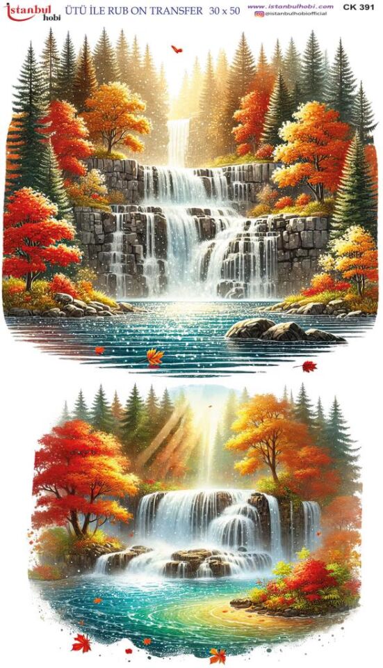 Ütü İle Rub On Transfer Kağıdı 30x50cm CK391