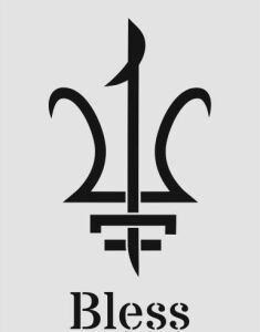 Yazı Desenler Stencil Şablon (21x30) YZ-297