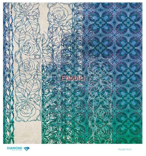 Diamond Pirinç Dekopaj Kağıdı - 005 - 30x30