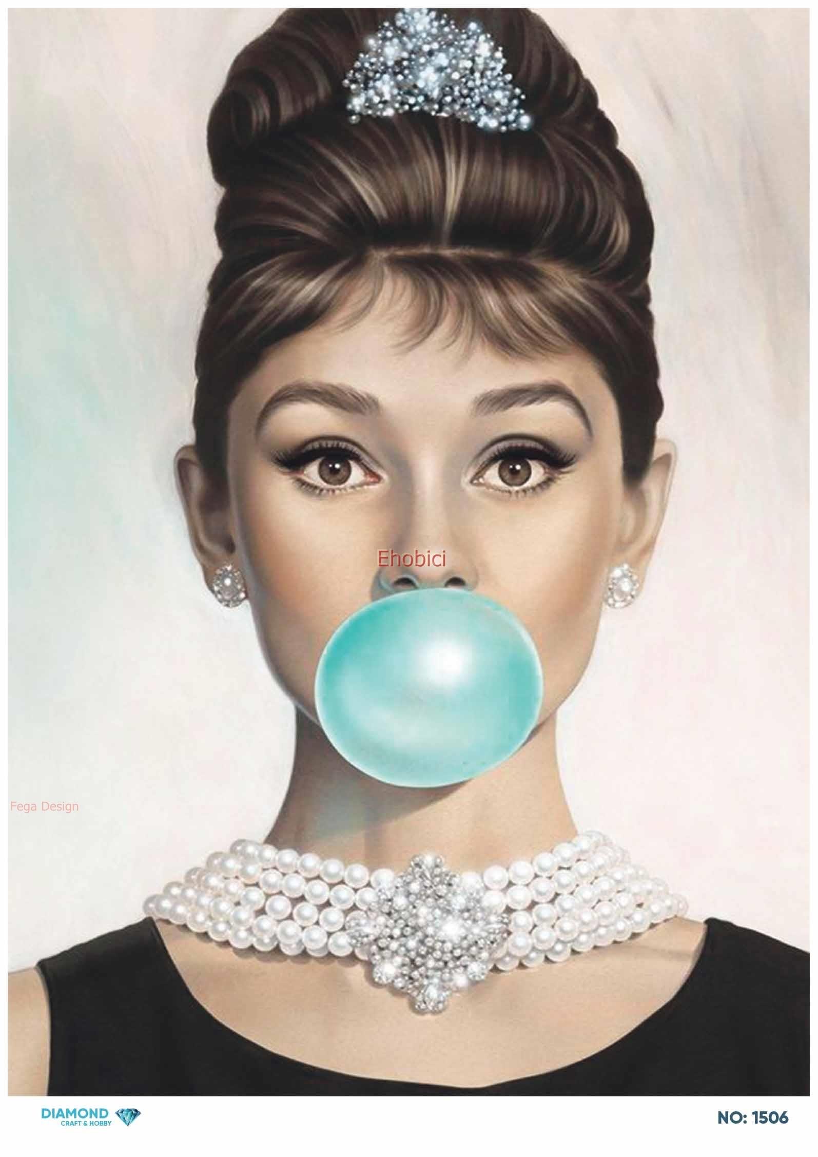 Diamond Pirinç Dekopaj Kağıdı - 1506