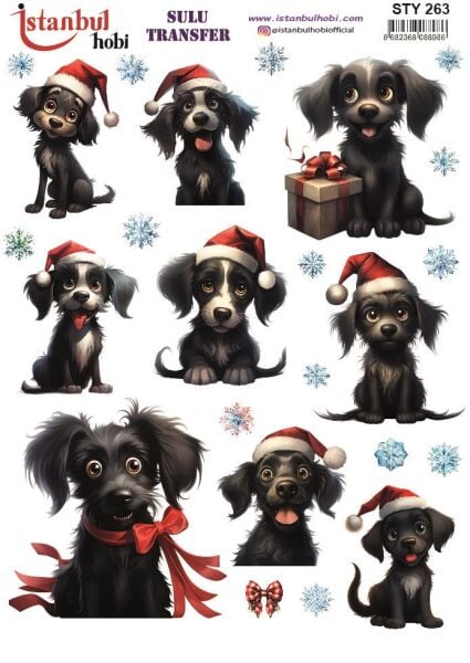 Yılbaşı Sulu Transfer 25x35cm STY263