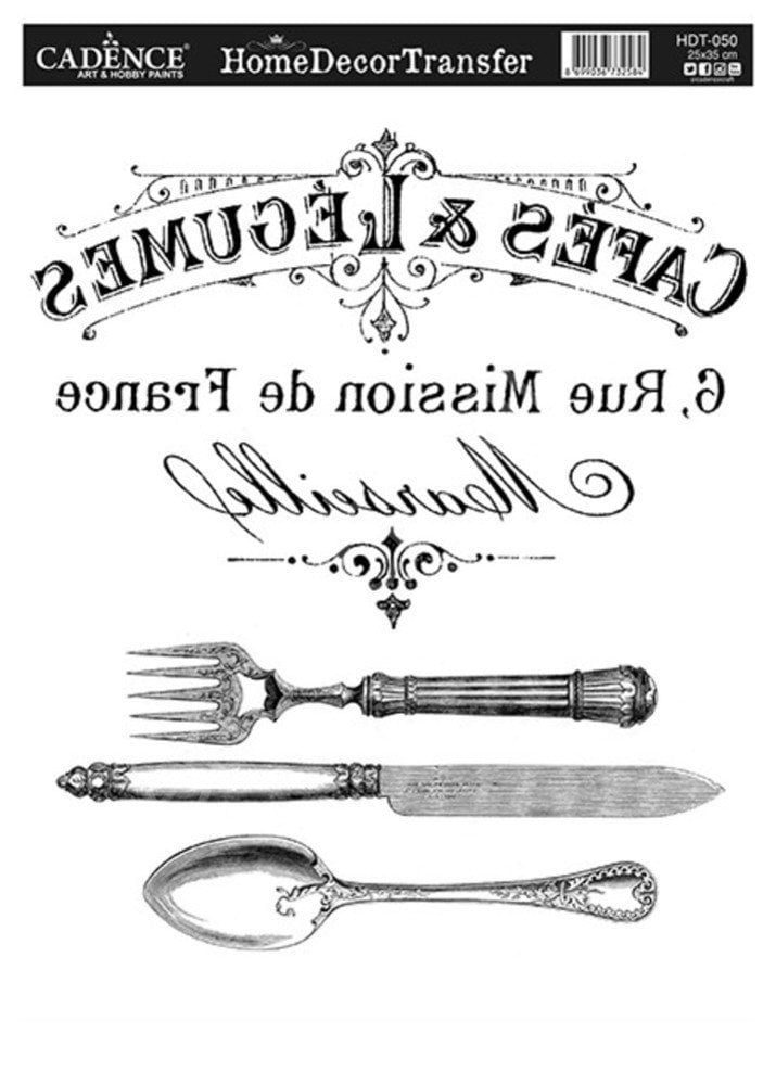 Cadence Home Dekor Transfer Kağıdı 25x35cm HDT-50
