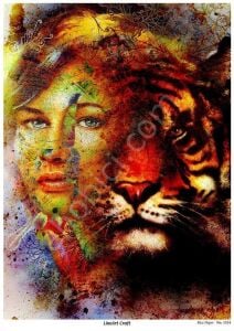 Lineart Pirinç Dekopaj Kağıdı Model - 1534