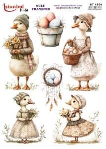 Sulu Transfer Kağıdı 25x35cm ST-1854