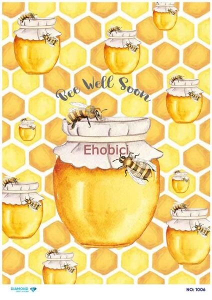 Diamond Pirinç Dekopaj Kağıdı - 1006