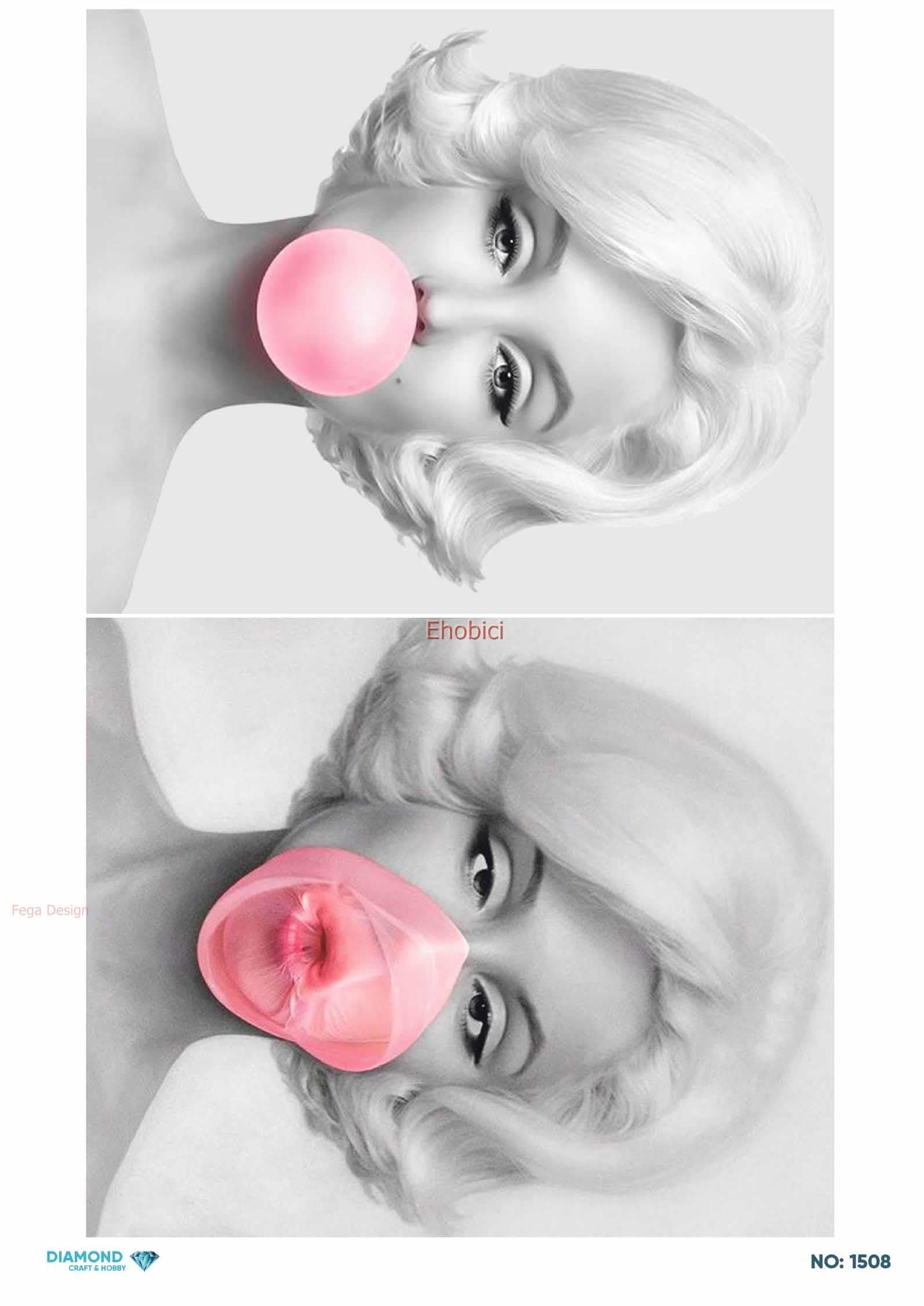 Diamond Pirinç Dekopaj Kağıdı - 1508