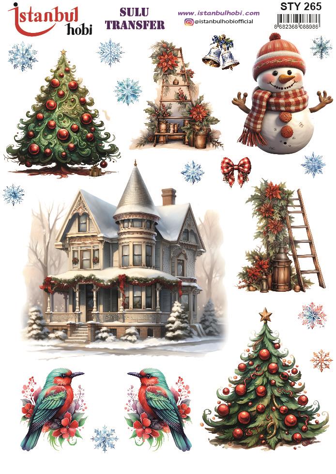 Yılbaşı Sulu Transfer 25x35cm STY265