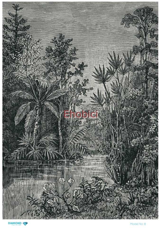 Diamond Pirinç Dekopaj Kağıdı - 008