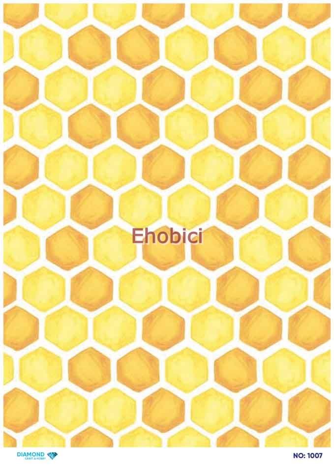 Diamond Pirinç Dekopaj Kağıdı - 1007