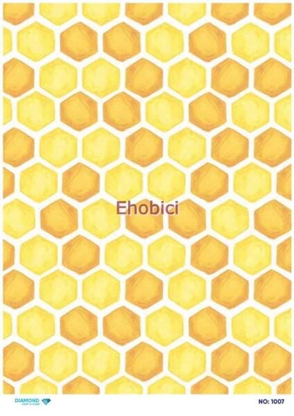 Diamond Pirinç Dekopaj Kağıdı - 1007