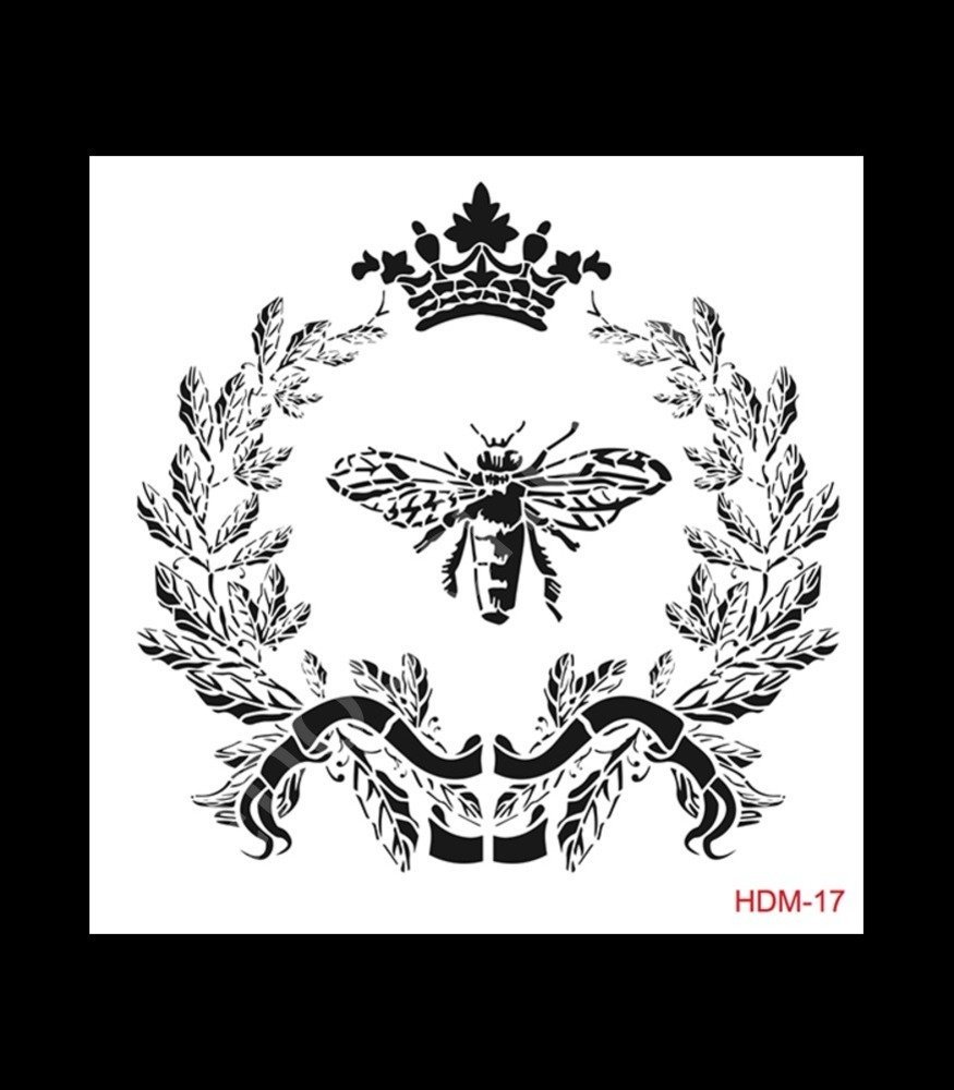HDM17 Cadence Home Dekor Stencil 25x25