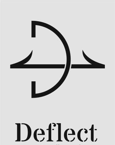 Yazı Desenler Stencil Şablon (21x30) YZ-299