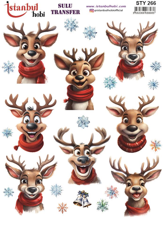 Yılbaşı Sulu Transfer 25x35cm STY266