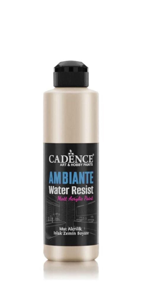 Cadence Ambiante Metalik Islak Zemin Boyası AWM02 Platin 250ML + Katalizör 10GR
