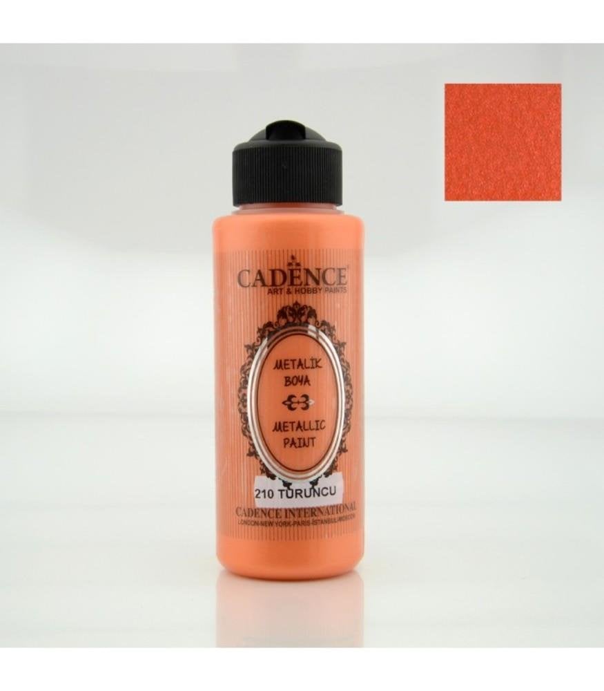 Cadence Metalik Boya - 210 Turuncu 120ML