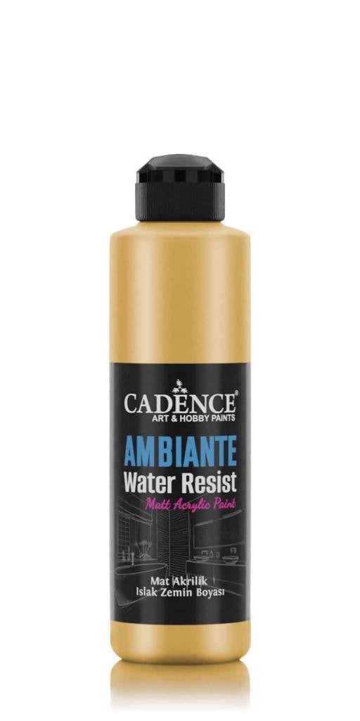 Cadence Ambiante Metalik Islak Zemin Boyası AWM03 Altın 250ML + Katalizör 10GR