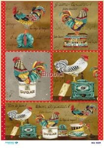 Diamond Pirinç Dekopaj Kağıdı - 1009