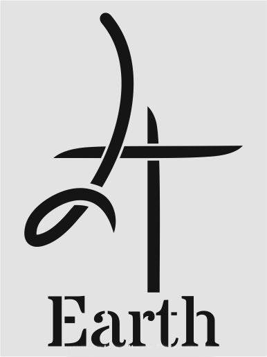 Yazı Desenler Stencil Şablon (21x30) YZ-301