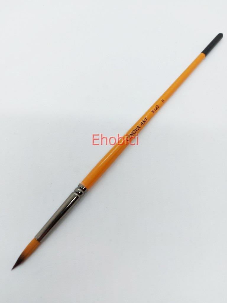 Cenova Art S123 Hat/Tezhip/Seramik/Çini Fırçası No:8