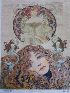 Diamond Pirinç Dekopaj Kağıdı - 5127