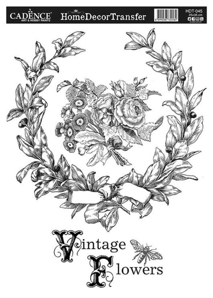 Cadence Home Dekor Transfer Kağıdı 25x35cm HDT-45