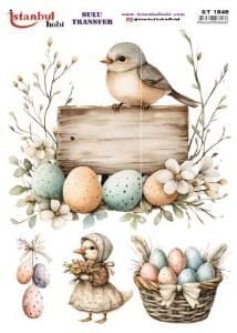 Sulu Transfer Kağıdı 25x35cm ST-1849