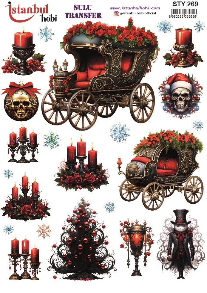 Yılbaşı Sulu Transfer 25x35cm STY269